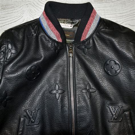 louis vuitton leather jacket womens